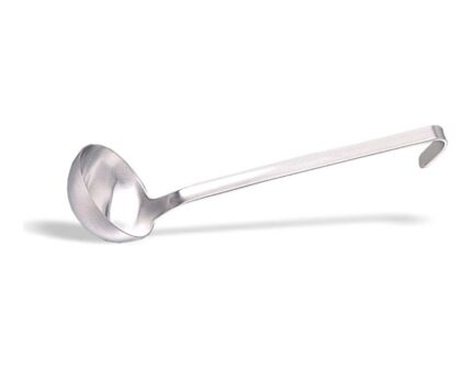 Cacillo monobloc con mango corto de acero inoxidable