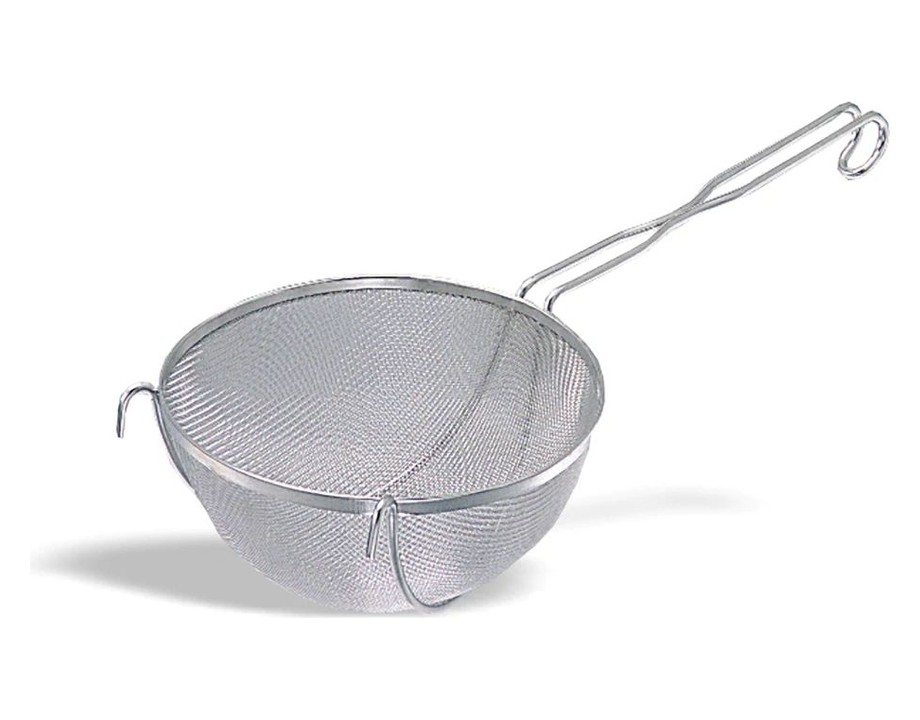 Colador media bola reforzado en acero inox con luz de malla de 0.53 mm Colador media bola reforzado en acero inox con luz de malla de 0.53 mm