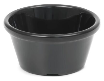 Recipiente para salsas de PET negro