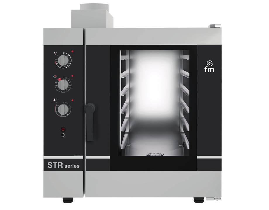 Horno Mixto FM STR 606 M Control Manual 6 bandejas AISI 304