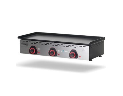 Plancha eléctrica acero pavonado 90 cm Eco-Uni MAINHO ECOEM-90PV hostelería sobremesa