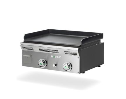 Plancha a gas acero pavonado 60 cm MAINHO ELP-62GN Serie Snack modular fondo 50 cm