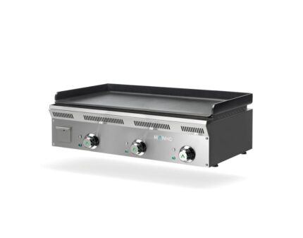 Plancha eléctrica modular 90 cm acero pavonado MAINHO ELP-93EMN Serie Snack acero inoxidable