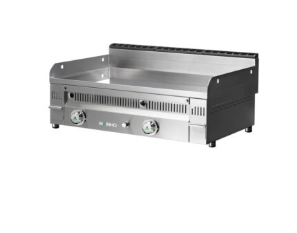 Fry-top a gas Euro-Crom 90 cm cromo duro MAINHO PC-90N placa lisa 90x50 cm inoxidable