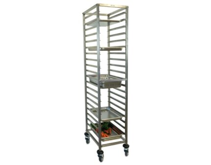 Carro bandejero Gastronorm 2/1 20 niveles 675x590x1880 mm Fricosmos — vista 2
