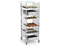 Carro bandejero Multinorma 20 niveles 666x661x1888 mm Fricosmos — vista 2