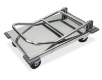 Carro de plataforma inox con asa retráctil Fricosmos — vista 2
