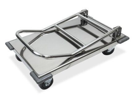 Carro de plataforma inox con asa retráctil Fricosmos — vista 2