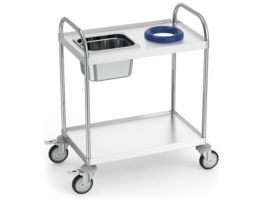 Carro de recogida con 2 entrepaños de 835x535x975 mm Fricosmos Carro de recogida con 2 entrepaños de 835x535x975 mm Fricosmos