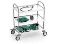 Carro de servicio con 2 entrepaños de 1235x535x975 mm Fricosmos — vista 2