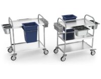 Carro de servicio con 2 entrepaños de 1235x535x975 mm Fricosmos — vista 4