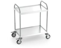 Carro de servicio con 2 entrepaños de 835x535x975 mm Fricosmos