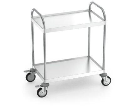 Carro de servicio con 2 entrepaños de 835x535x975 mm Fricosmos