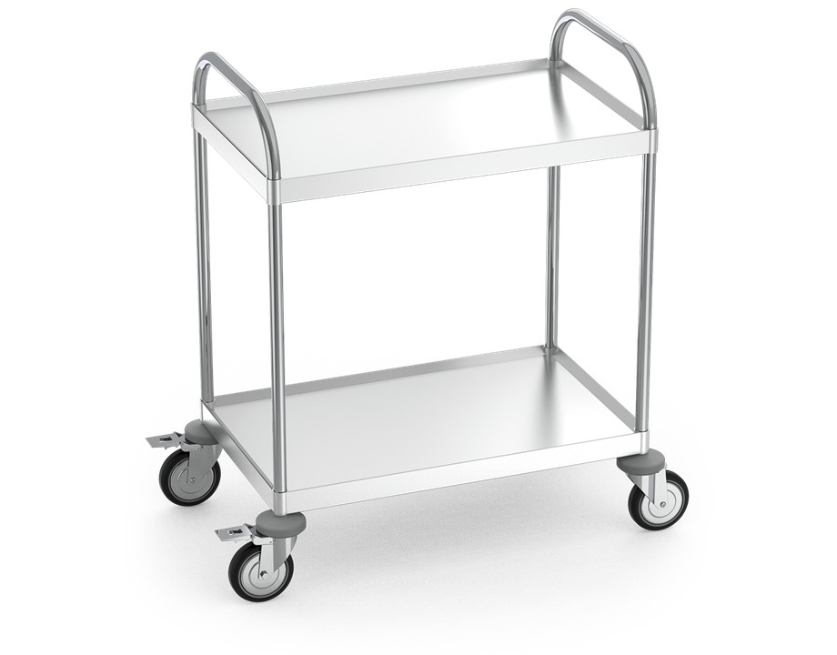Carro de servicio con 2 entrepaños de 835x535x975 mm Fricosmos Carro de servicio con 2 entrepaños de 835x535x975 mm Fricosmos