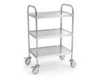 Carro de servicio con 3 entrepaños 835x615x1275 mm Fricosmos