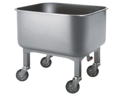 Carro de transporte inoxidable con desagüe 1/2" 200 lts Fricosmos