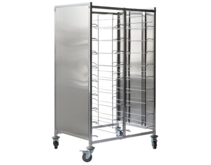 Carro doble para bandejas isotérmicas 18 niveles 923x630x1585 mm Fricosmos