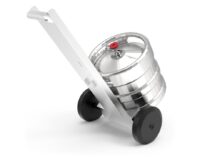 Carro para transporte de barriles de cerveza en acero inoxidable Fricosmos — vista 3