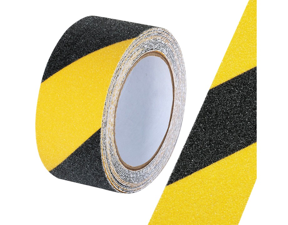 Cinta antideslizante adhesiva amarillo/negro Fricosmos — vista 2