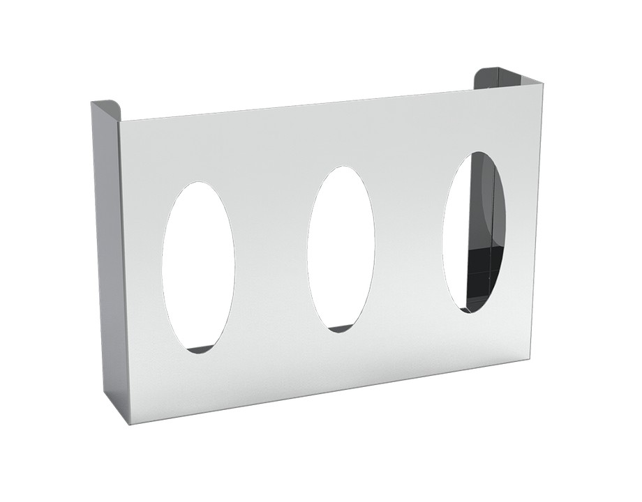 Dispensador inox para 3 cajas de tissues, guantes o toallas Fricosmos