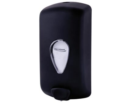 Dosificador de jabón negro mate 1 litro Serie Black Fricosmos