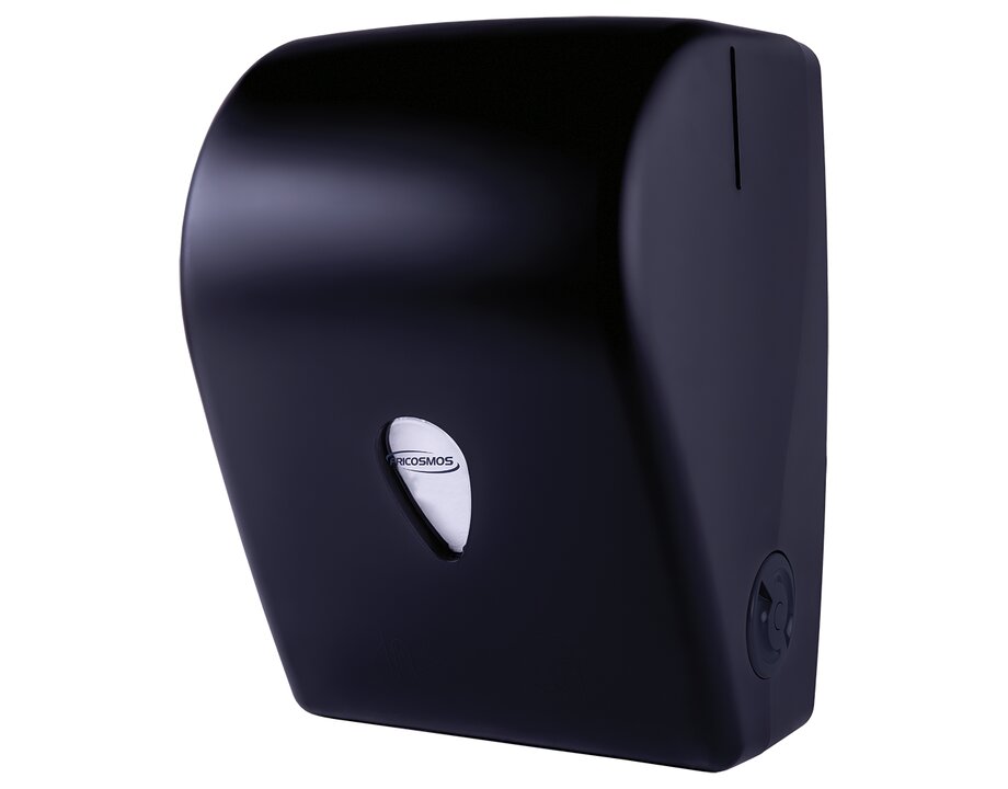 Dispensador de toallas con autocorte negro mate Serie Black Fricosmos