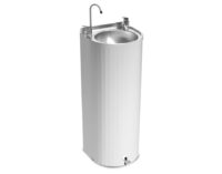 Fuente de agua de columna con pedal 350x300x850 mm Fricosmos