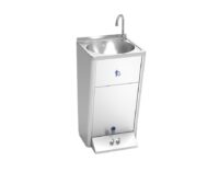 Lavamanos registrable autónomo eléctrico doble pulsador agua fría y caliente Fricosmos