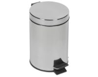Papelera con tapa y pedal, 12 L Fricosmos