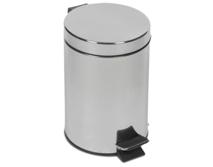Papelera con tapa y pedal, 12 L Fricosmos