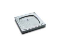 Plato de ducha inox 800 x 800 mm Fricosmos