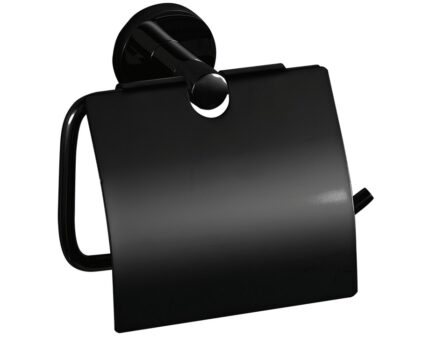 Portarrollos papel wc serie black Fricosmos