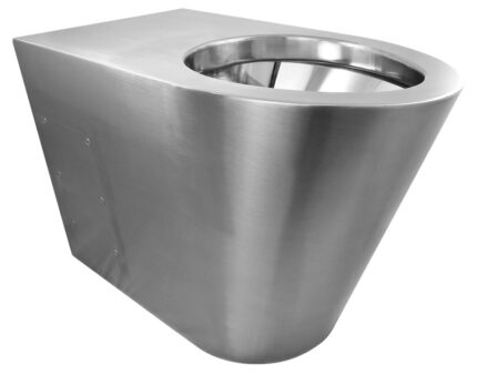 WC inox antivandálico con salida convertible Fricosmos