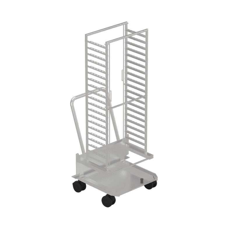 Carro Portabandejas Guías iCook MAX GN 1/1 Mychef MYCHA412 — 20 Bandejas AISI 316L — accesorio oficial Mychef