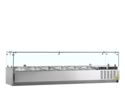 Vitrina Refrigerada Ingredientes TEFCOLD GVC33-140 1400mm GN1/4
