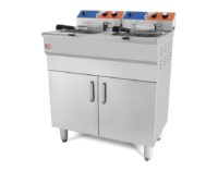 Detalle 3 de freidora eléctrica con mueble, referencia EF-162VC, de Clima Hostelería
