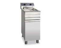 Vista general de freidora eléctrica con mueble, referencia EF12S, de Clima Hostelería