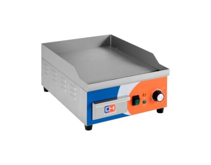 Detalle 2 de plancha fry top eléctrica de sobremesa, referencia EG-360, de Clima Hostelería