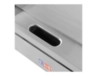 Detalle 8 de plancha fry top eléctrica de sobremesa, referencia EG-820D, de Clima Hostelería