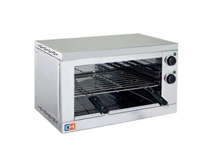 Vista general de salamandra eléctrica con doble resistencia, referencia S4535I, de Clima Hostelería