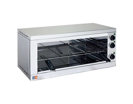 Vista general de salamandra eléctrica con doble resistencia, referencia S6535I, de Clima Hostelería