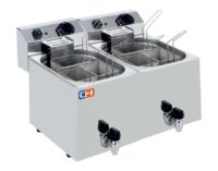 Vista general de cuecepastas eléctrico simple o doble 7+7 litros, referencia CP77L, de Clima Hostelería