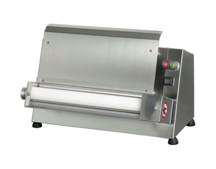Vista general de laminadora de pizza para masas de 26 a 40 cm, referencia S42MR, de Clima Hostelería